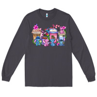 Smoke stitch with lilo coffee cups Long Sleeve Tee - AdoDesignShop