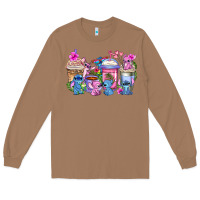 Toasted Coconut stitch with lilo coffee cups Long Sleeve Tee - AdoDesignShop