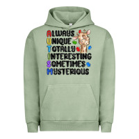 Pigment Oil Green always unique autism Urban Hoodie - MaliasSmallBusiness