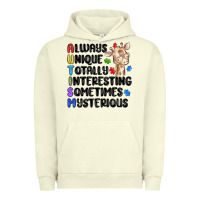 Pigment Pistachio always unique autism Urban Hoodie - MaliasSmallBusiness