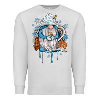 Dove Grey winter gnome coffee Premium Sweatshirt - JahusDesignShop