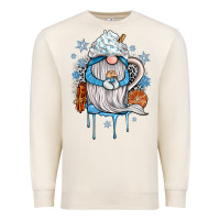 Sandshell winter gnome coffee Premium Sweatshirt - JahusDesignShop