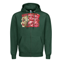 Sports Green valentine's day you moo ve me charolais cow Zipper Hoodie - RanaPortraitStore