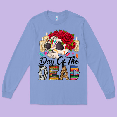 Long Sleeve Tee Day of the dead skeleton