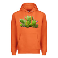 Carrot desert prickly pear cactus Premium Hoodie - LillyAllenDesigns