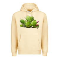 Pina Colada desert prickly pear cactus Premium Hoodie - LillyAllenDesigns