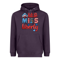 Plum little miss liberty Heavyweight Hoodie - HRA Design Shop