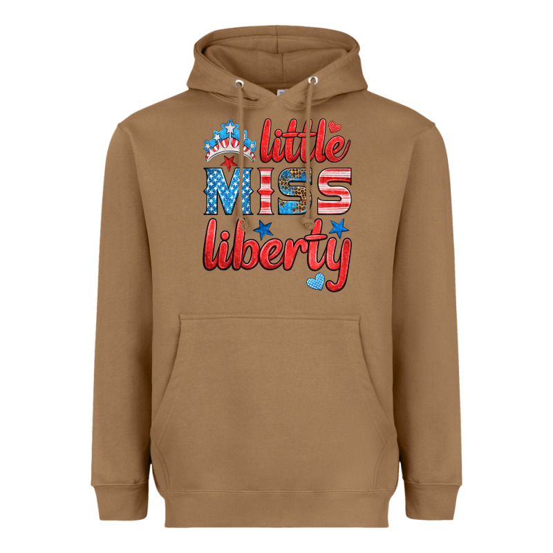 Little Miss Liberty Heavyweight Hoodie by HRA Design Shop | Teevron