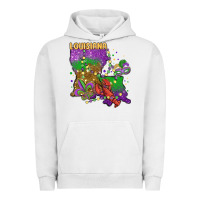 Pigment Lunar Rock mardi gras louisiana map Urban Hoodie - MaliasSmallBusiness