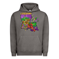 Pigment Tornado mardi gras louisiana map Urban Hoodie - MaliasSmallBusiness