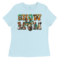 Baby Blue show mom donkey Ladies Tee - BarkalooDesign