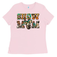 Bubblegum Pink show mom donkey Ladies Tee - BarkalooDesign