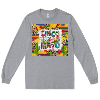 Heather Grey Cinco de mayo Long Sleeve Tee - RanaPortraitStore