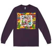 Plum Cinco de mayo Long Sleeve Tee - RanaPortraitStore