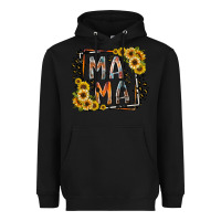 Black mama western Heavyweight Hoodie - RacoonDesign