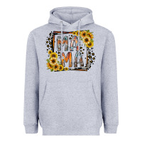 Heather Grey mama western Heavyweight Hoodie - RacoonDesign