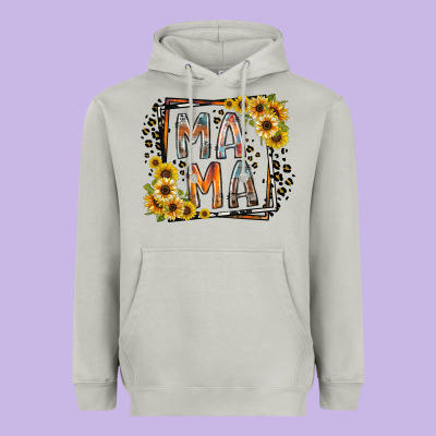 Mama Western Heavyweight Hoodie Designed By Racoondesign