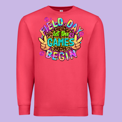Field Day Let The Games Begin Premium Sweatshirt Designed By Adodesignshop