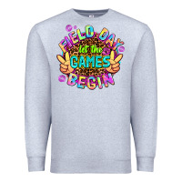 Heather Grey field day let the games begin Premium Sweatshirt - AdoDesignShop