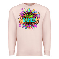 Pale Pink field day let the games begin Premium Sweatshirt - AdoDesignShop