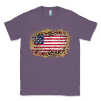 Lavender america leopard glitter flag Classic Tee - Zillion Design Studio
