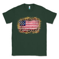 Sports Green america leopard glitter flag Classic Tee - Zillion Design Studio