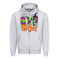 Heather Grey boo heifer Zipper Hoodie - Zillion Design Studio