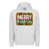 Dove Grey merry christmas brushstroke Premium Hoodie - Jasminsmagicworld