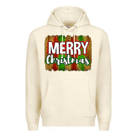 Sandshell merry christmas brushstroke Premium Hoodie - Jasminsmagicworld