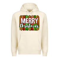 Tofu merry christmas brushstroke Premium Hoodie - Jasminsmagicworld