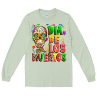 Matcha Dia de los muertos Long Sleeve Tee - RanaPortraitStore