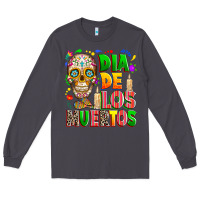 Smoke Dia de los muertos Long Sleeve Tee - RanaPortraitStore