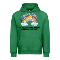 Emerald i dont care how you were raised Urban Hoodie - MaliasSmallBusiness
