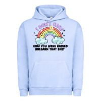 Pigment Grape Ice i dont care how you were raised Urban Hoodie - MaliasSmallBusiness