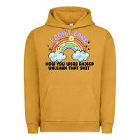 Pigment Peanut Butter i dont care how you were raised Urban Hoodie - MaliasSmallBusiness