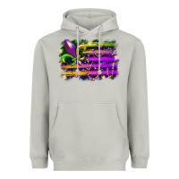 Moon Dust mardi gras flag Heavyweight Hoodie - RacoonDesign