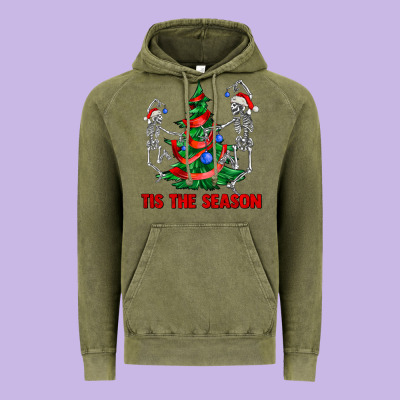 Tis The Season Vintage Hoodie Designed By Adodesignshop