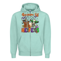 Seafoam beware of heifers Zipper Hoodie - Zillion Design Studio