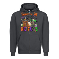 Smoke beware of heifers Zipper Hoodie - Zillion Design Studio