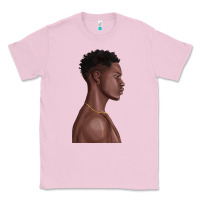 Bubblegum Pink afro black man Classic Tee - texasbilliewilder