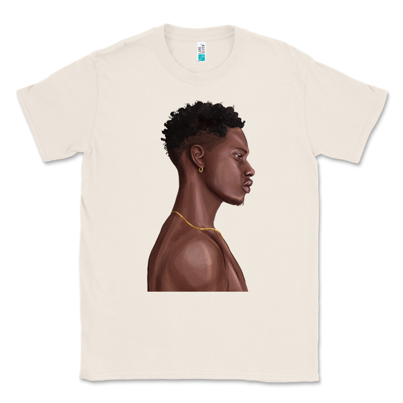 Afro Black Man Classic Tee by texasbilliewilder | Teevron