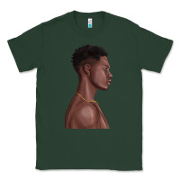 Sports Green afro black man Classic Tee - texasbilliewilder