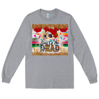 Heather Grey Day of the dead skeleton Long Sleeve Tee - RanaPortraitStore