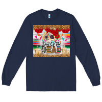 Navy Day of the dead skeleton Long Sleeve Tee - RanaPortraitStore