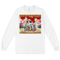 White Day of the dead skeleton Long Sleeve Tee - RanaPortraitStore