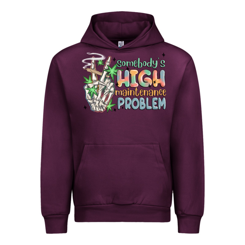Somebodys High Maintenance Problem Urban Hoodie by MaliasSmallBusiness | Teevron