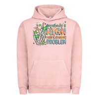 Pigment Salmon somebodys high maintenance problem Urban Hoodie - MaliasSmallBusiness