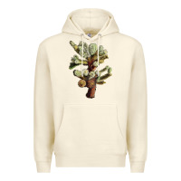 Sandshell cholla tree cactus Premium Hoodie - LillyAllenDesigns