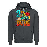 Smoke 2nd grade dude Zipper Hoodie - texasbilliewilder