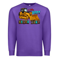 Purple a little dirt never hurt Premium Sweatshirt - AdoDesignShop